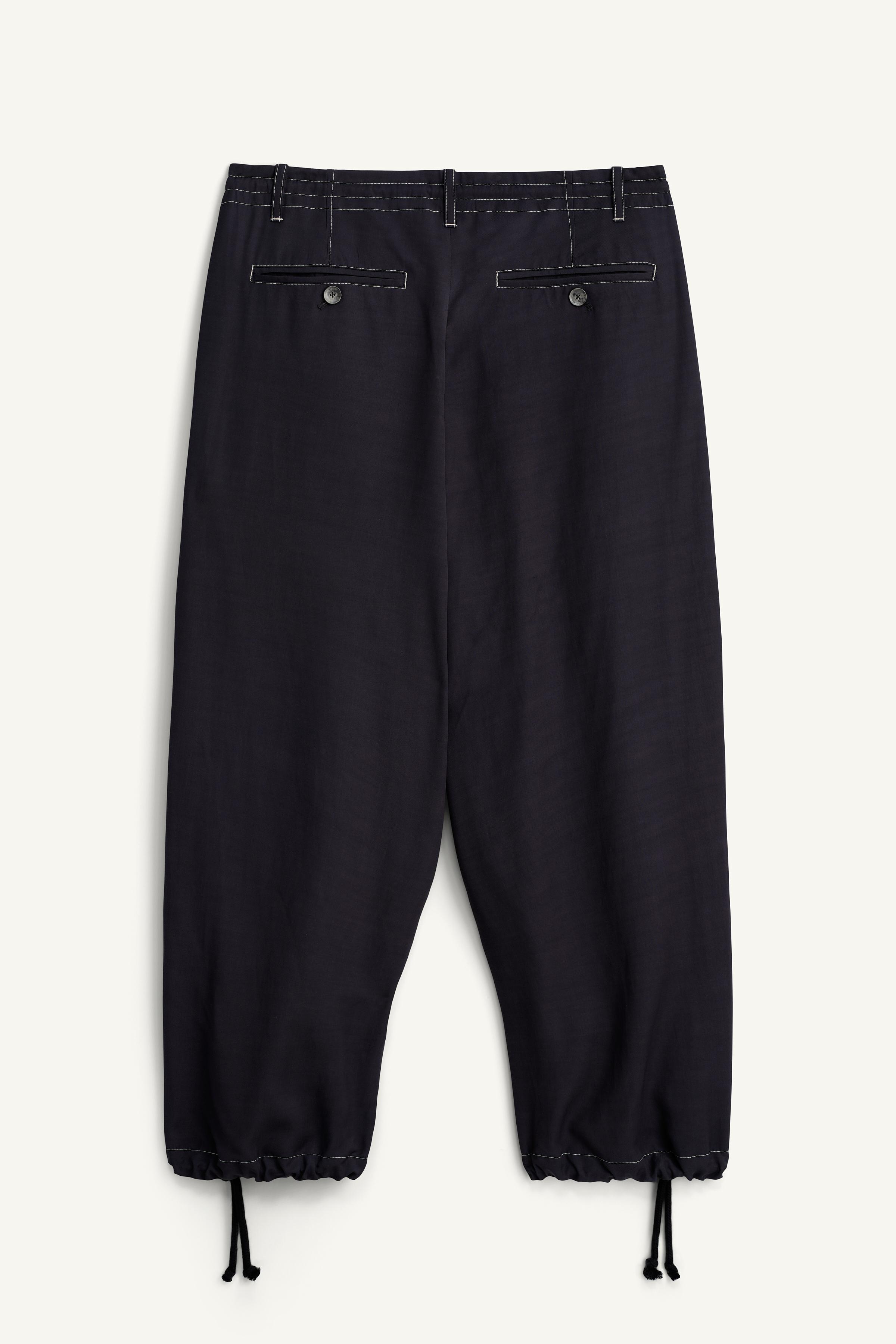 PANTALON FLUIDE À LACETS